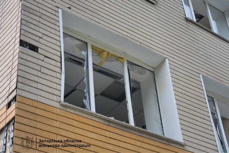At least 9 people wounded as result of Russian airstrikes in Zaporizhzhia 