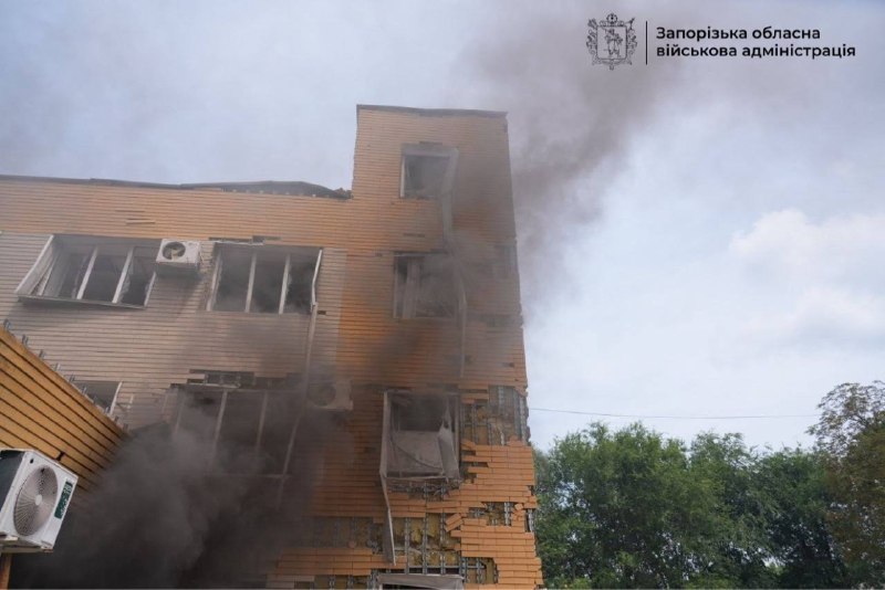 At least 9 people wounded as result of Russian airstrikes in Zaporizhzhia 