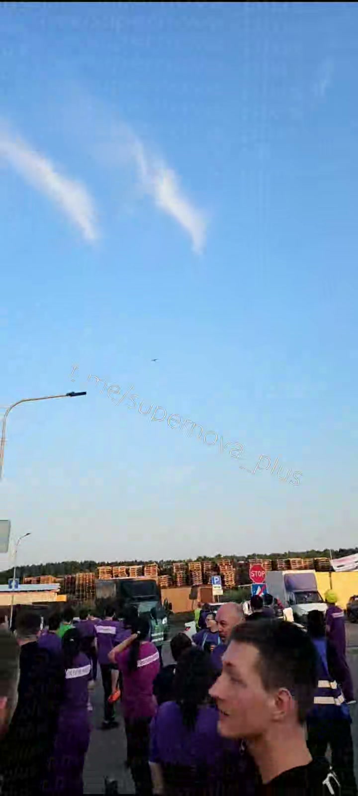 Drones raid in Koledino of Moscow region