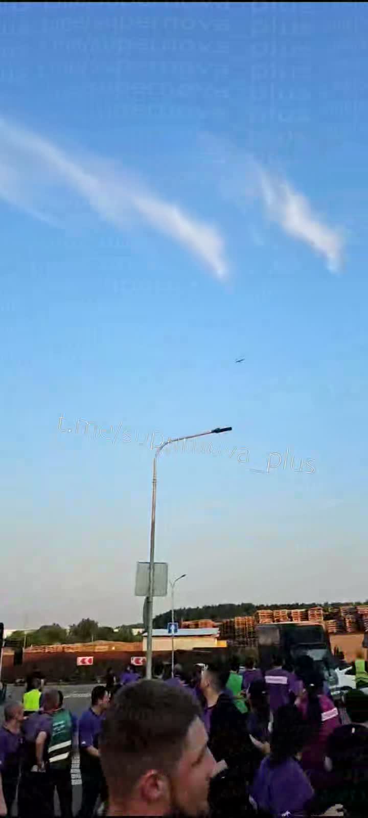 Drones raid in Koledino of Moscow region