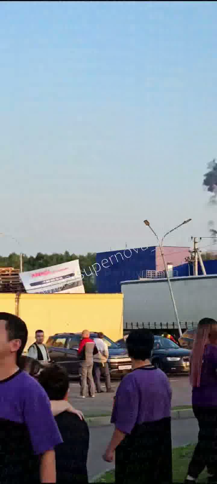 Drones raid in Koledino of Moscow region