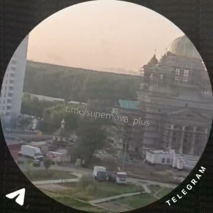 Smoke is visible in Podolsk from the direction of Koledino