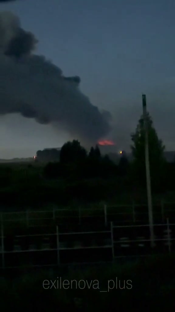 Fire reporter at Wildberries sorting center in Penza
