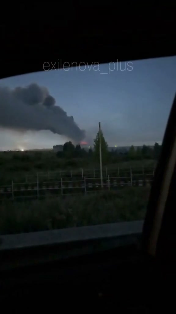 Fire reporter at Wildberries sorting center in Penza