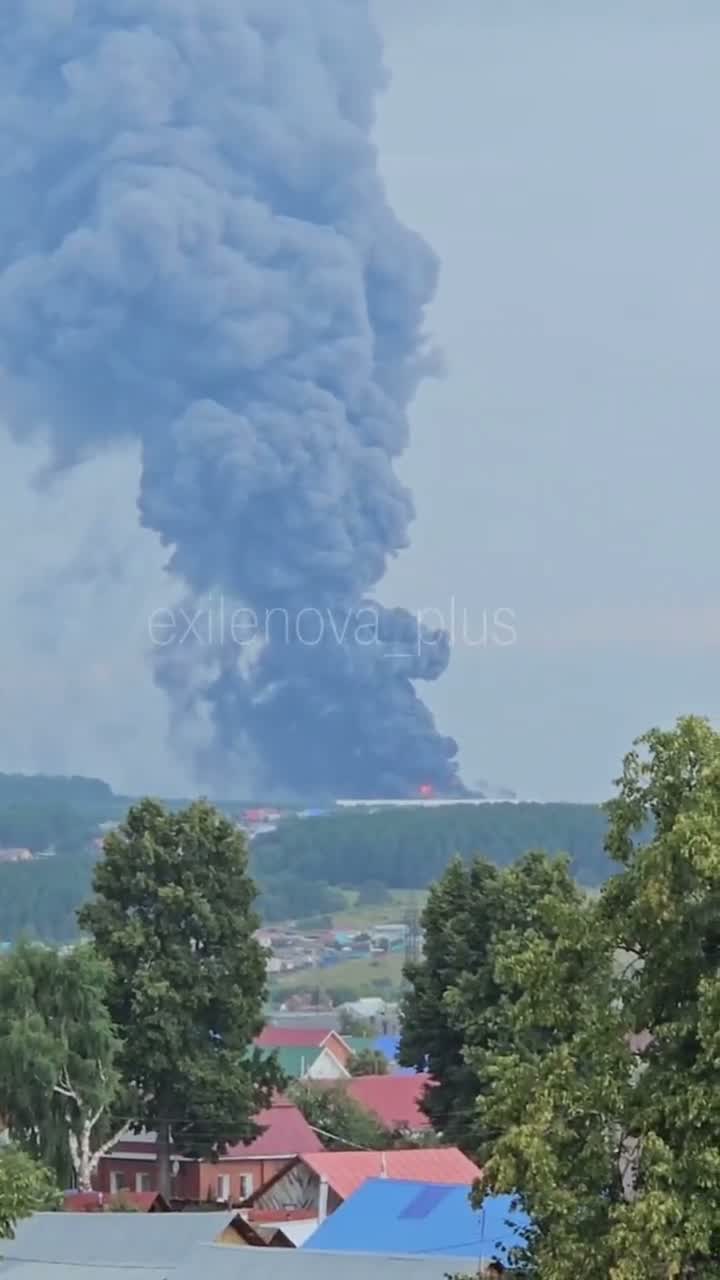 Wildberries warehouse in Sarapul is on fire as result of drones strikes