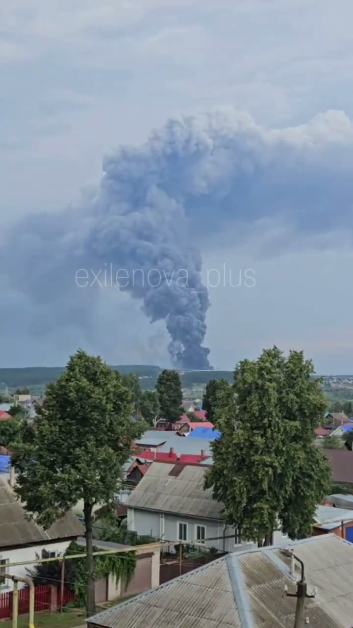 Wildberries warehouse in Sarapul is on fire as result of drones strikes