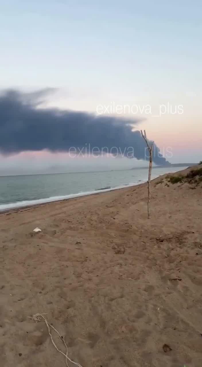 Drones have attacked port in Taman