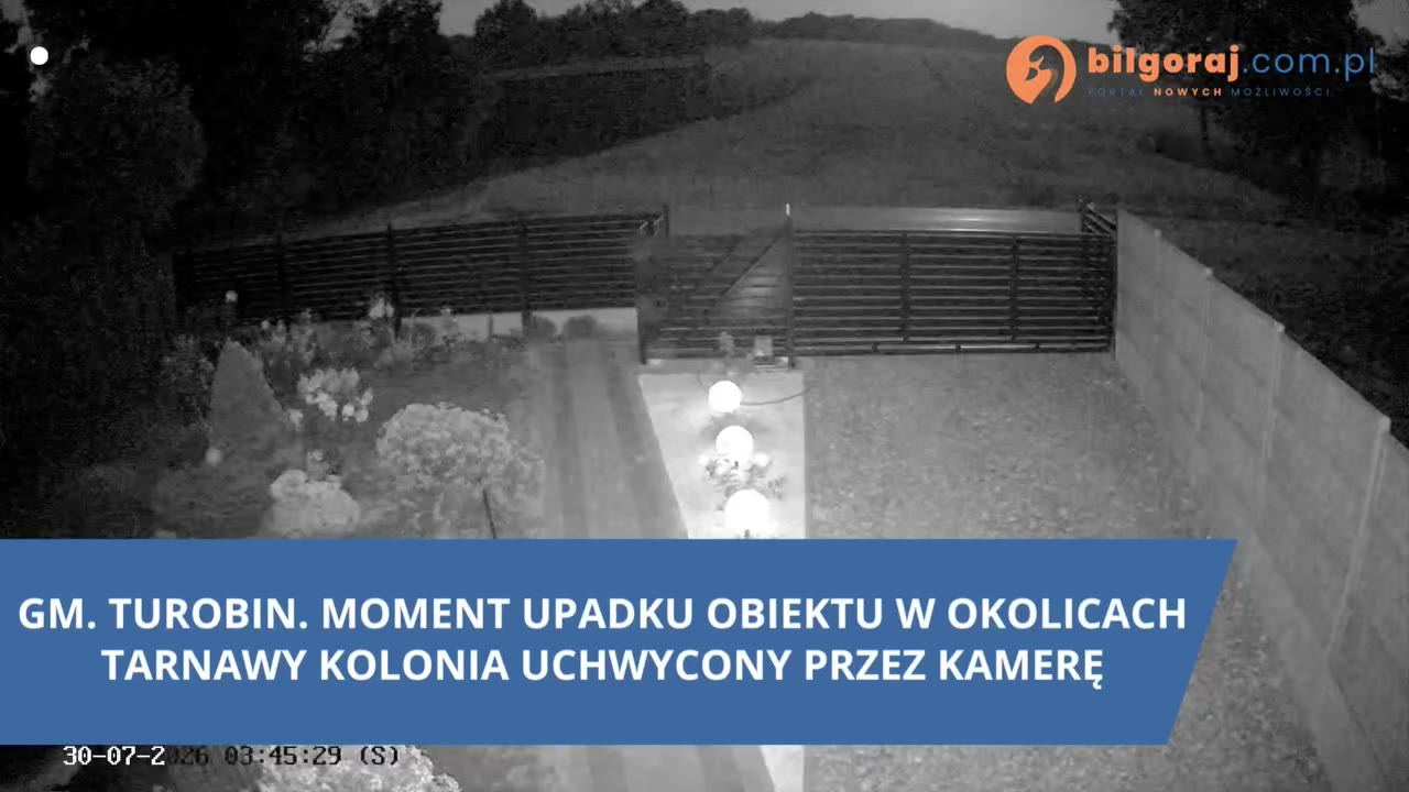 Missile crashed overnight near Lublin
