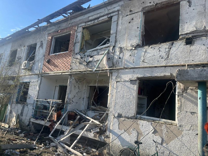1 person wounded as result of missile strikes with 3 Kh-59 missiles in Zolochiv, Kharkiv region