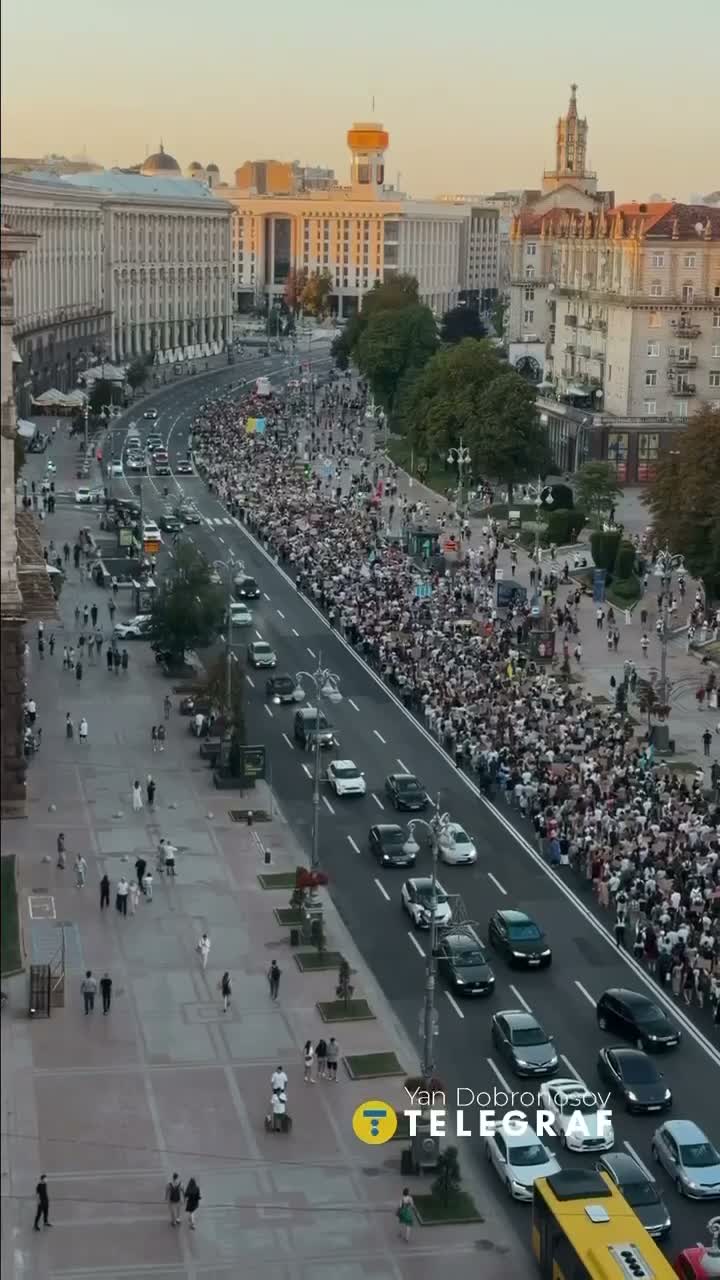 Big rally in support of former minister of defense Fedorov in Kyiv