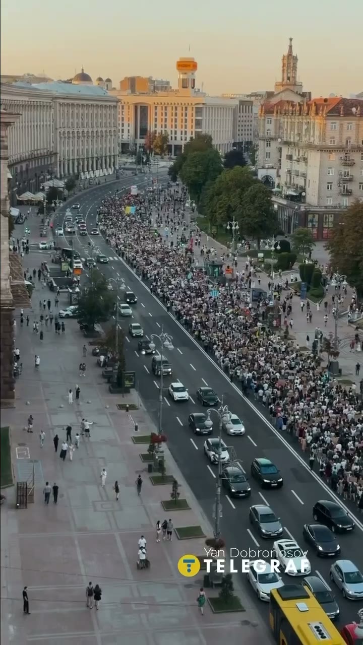 Big rally in support of former minister of defense Fedorov in Kyiv 