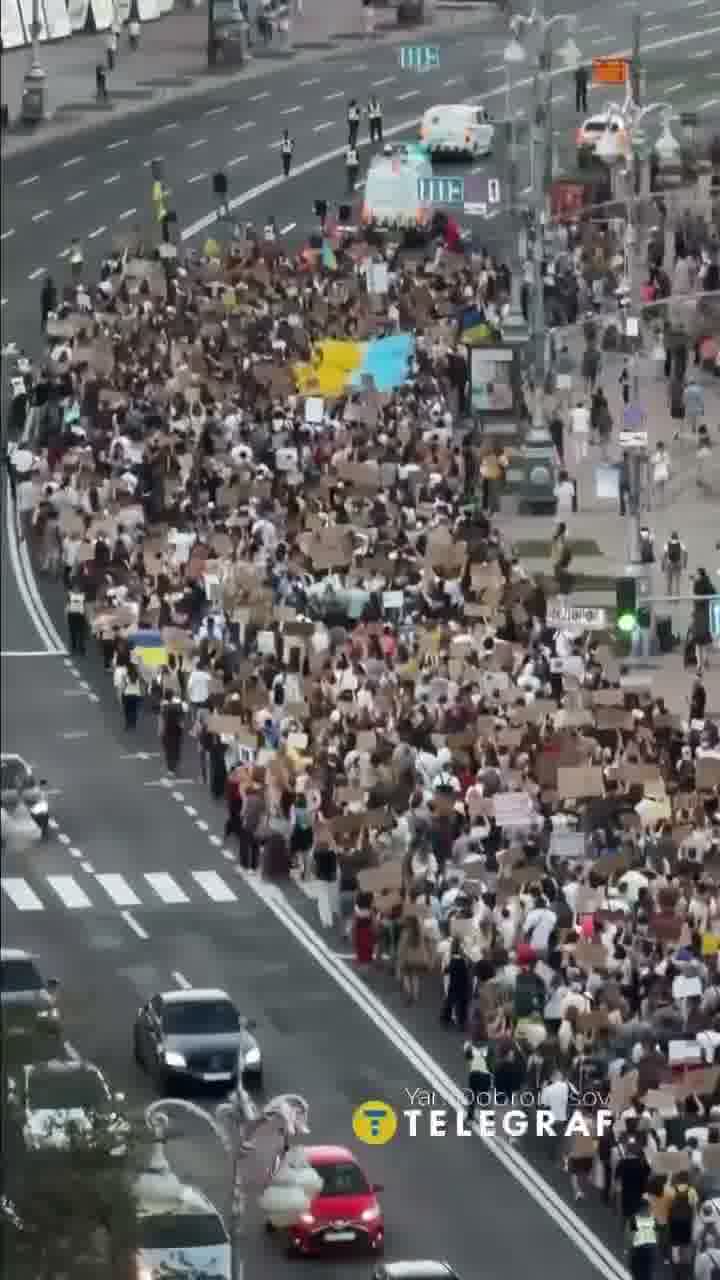 Big rally in support of former minister of defense Fedorov in Kyiv 
