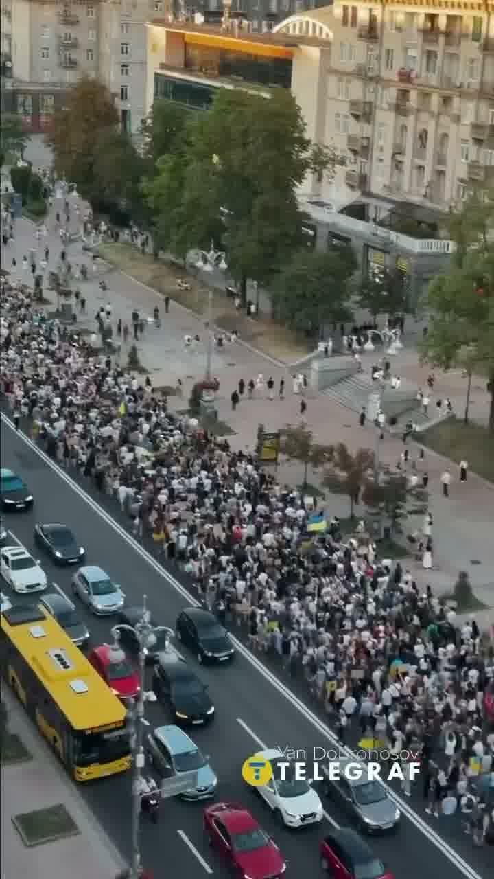 Big rally in support of former minister of defense Fedorov in Kyiv 