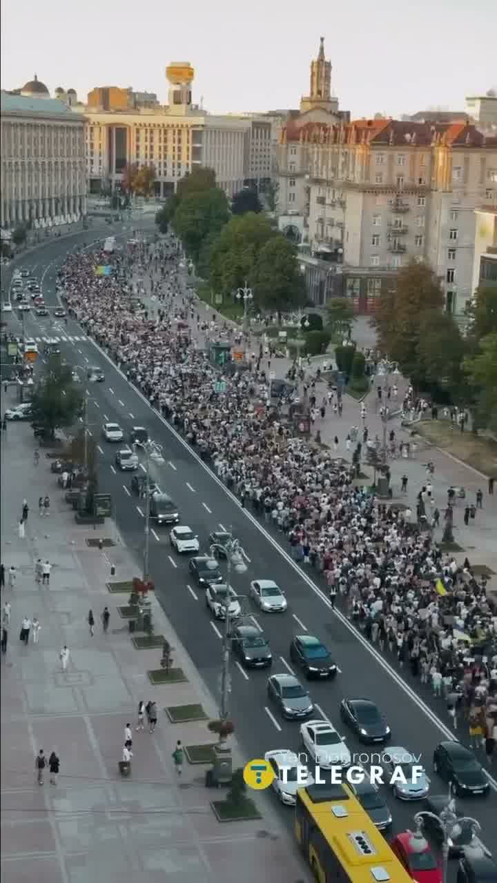 Big rally in support of former minister of defense Fedorov in Kyiv 
