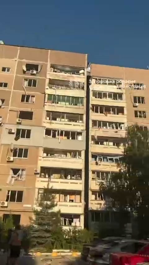 Number of injured as result of Russian airstrikes in Zaporizhzhia had increased to 21. 1 person killed