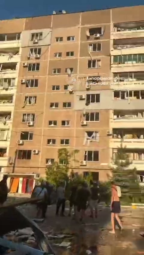 Number of injured as result of Russian airstrikes in Zaporizhzhia had increased to 21. 1 person killed