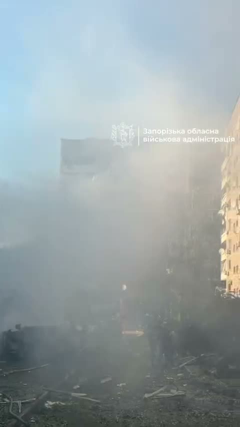 Number of injured as result of Russian airstrikes in Zaporizhzhia had increased to 21. 1 person killed