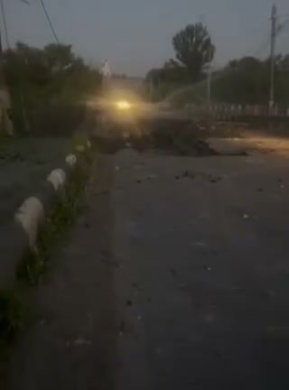 Russian aviation bombed Cherevkivka bridge in Sloviansk