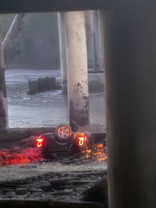 Russian aviation bombed Cherevkivka bridge in Sloviansk