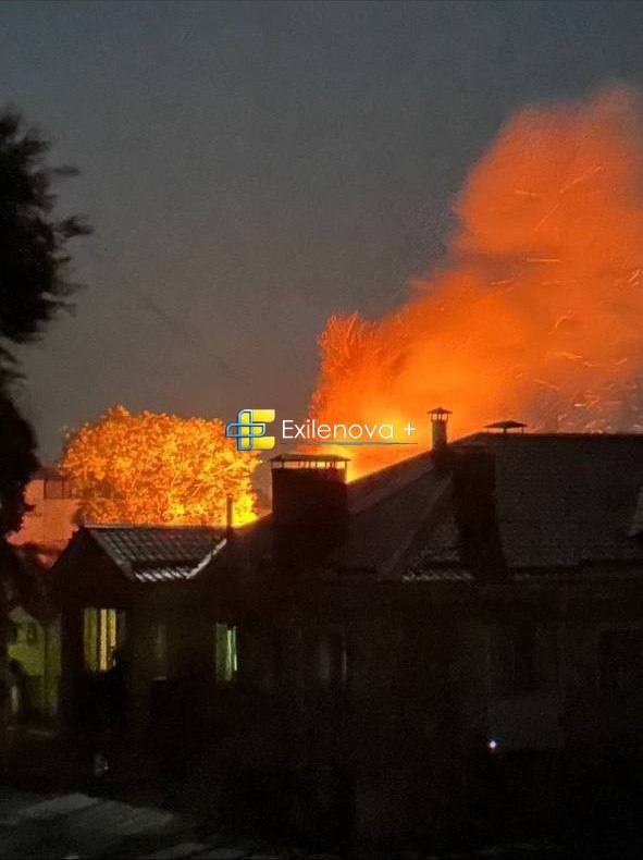 Explosions were reported in Kerch