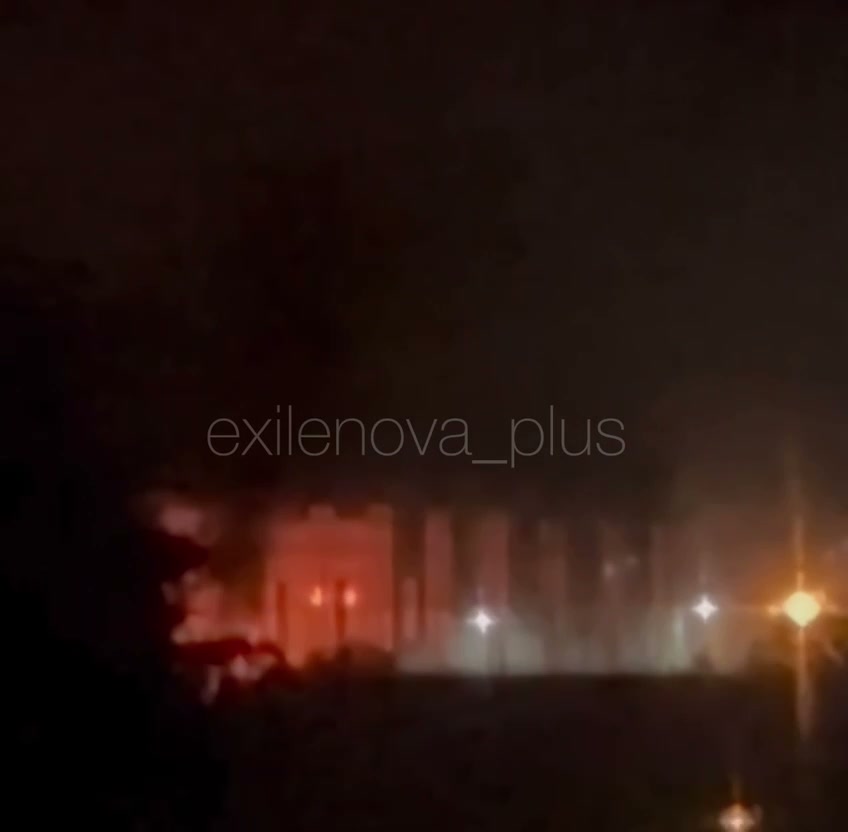 Explosions and fire reported in Belgorod. Technical university, where drones were assembled, was reportedly targeted 