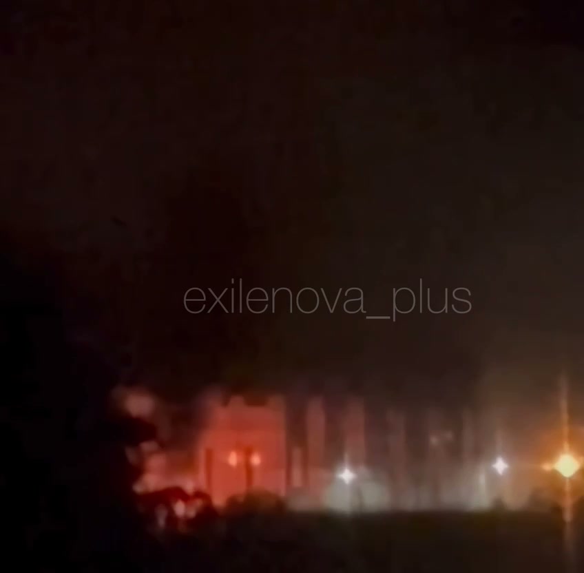 Explosions and fire reported in Belgorod. Technical university, where drones were assembled, was reportedly targeted 