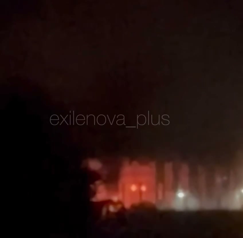 Explosions and fire reported in Belgorod. Technical university, where drones were assembled, was reportedly targeted 