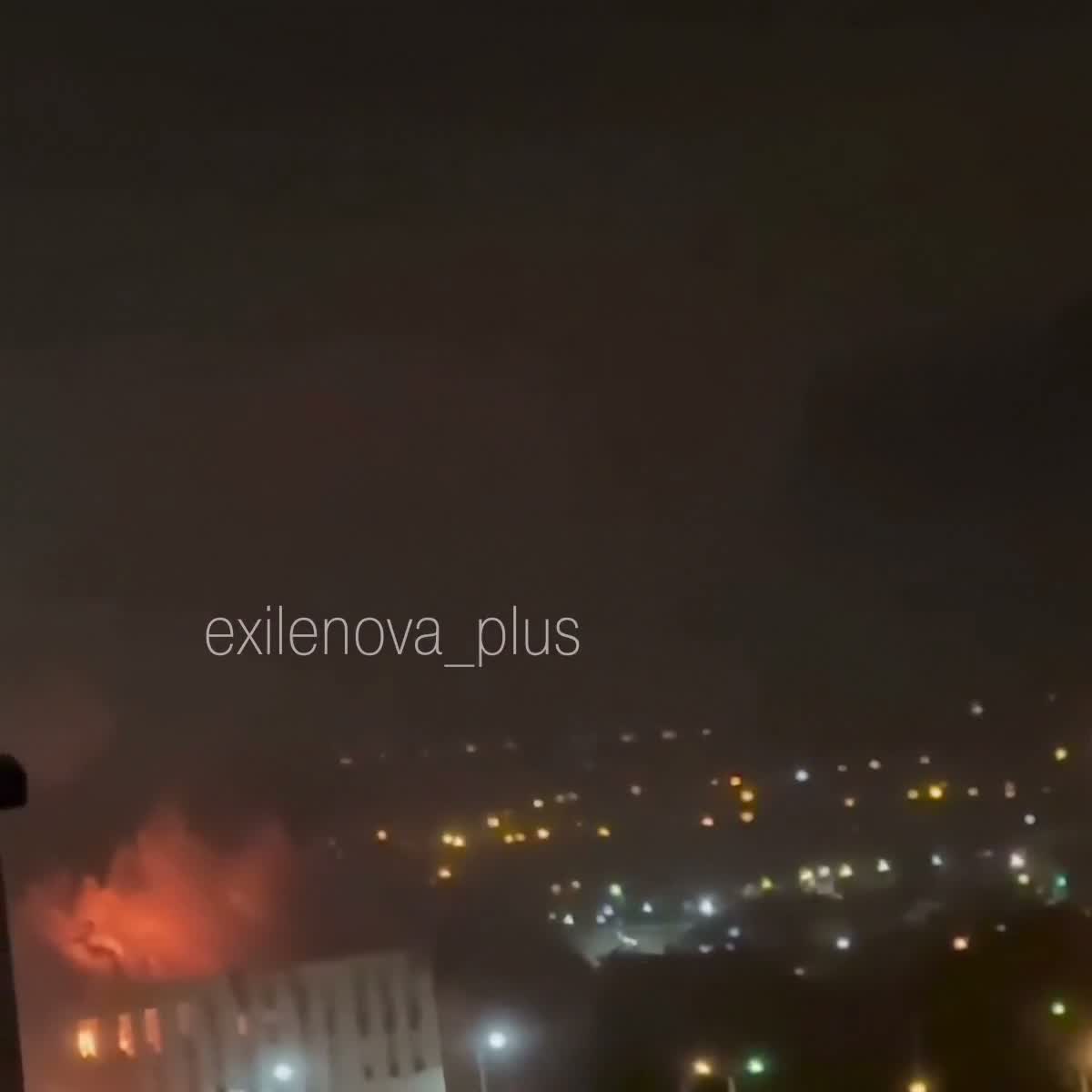 Explosions and fire reported in Belgorod. Technical university, where drones were assembled, was reportedly targeted 