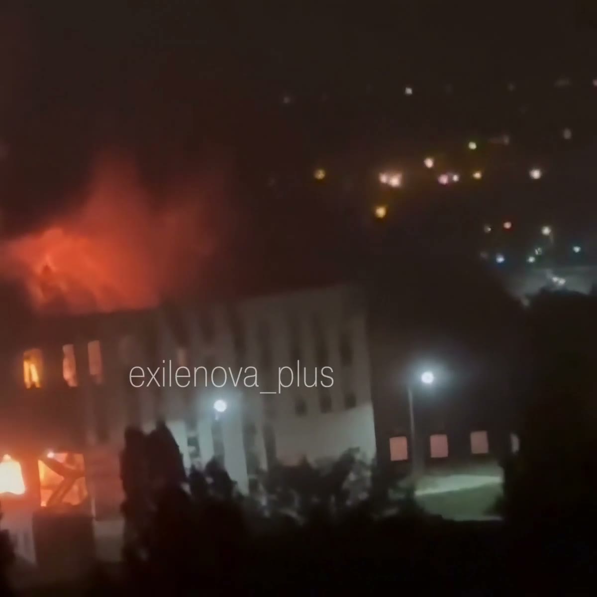 Explosions and fire reported in Belgorod. Technical university, where drones were assembled, was reportedly targeted 