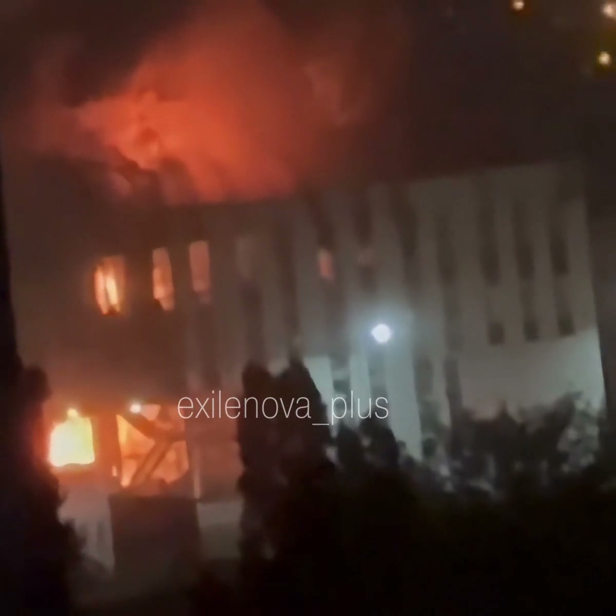 Explosions and fire reported in Belgorod. Technical university, where drones were assembled, was reportedly targeted 