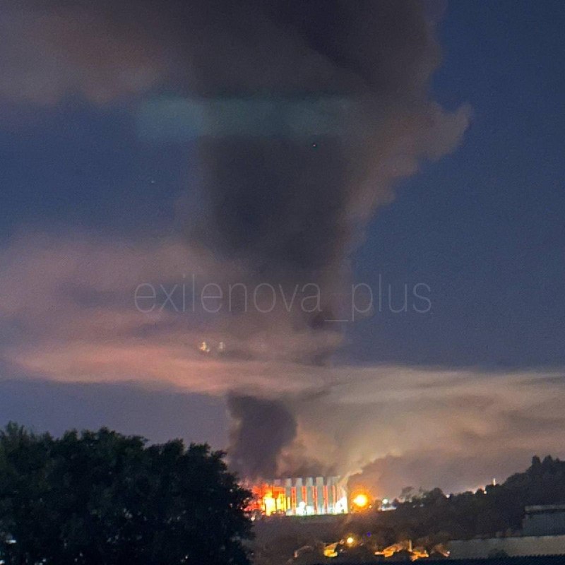 Explosions and fire reported in Belgorod. Technical university, where drones were assembled, was reportedly targeted 