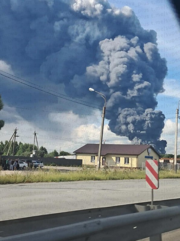 Fire at the Wildberries warehouses in Vladimir