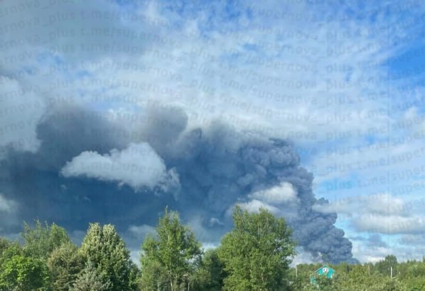 Fire at the Wildberries warehouses in Vladimir