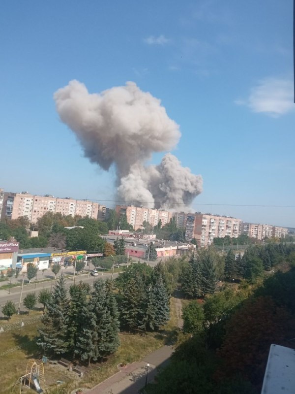 Airstrikes in Kramatorsk