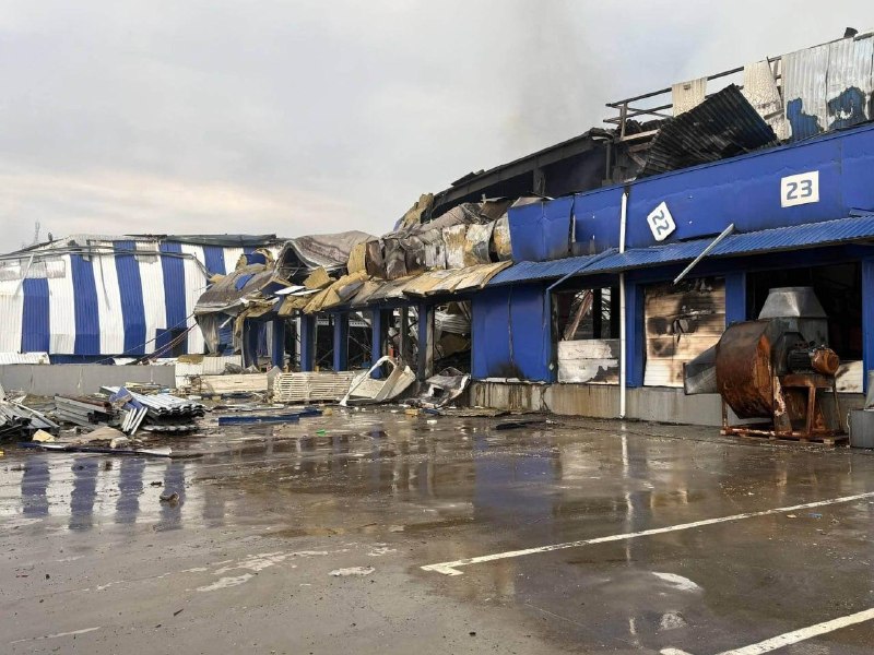 Russia destroyed two key Epicenter-K logistics complexes and the company's factory during a night attack, the company's press service said.