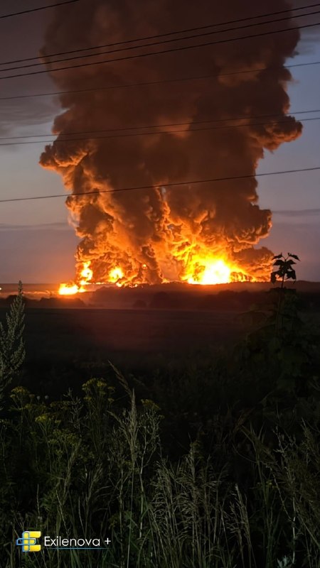 Fire at the Wildberries warehouses in Aleksin, Tula region