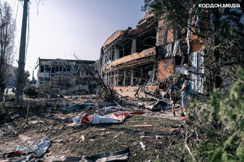 Widespread damage in Sumy as result of Russian airstrikes
