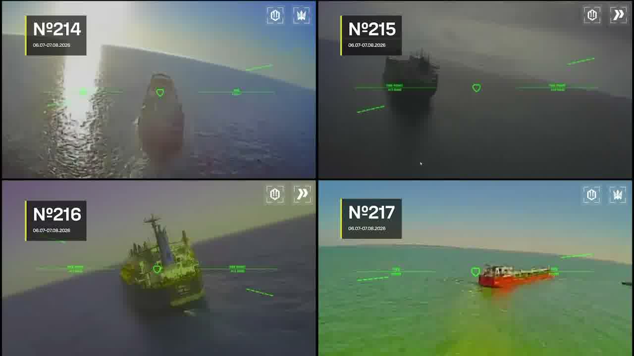 Ukrainian drones have targeted 12 Russian vessels in Black and Azov Seas in last week