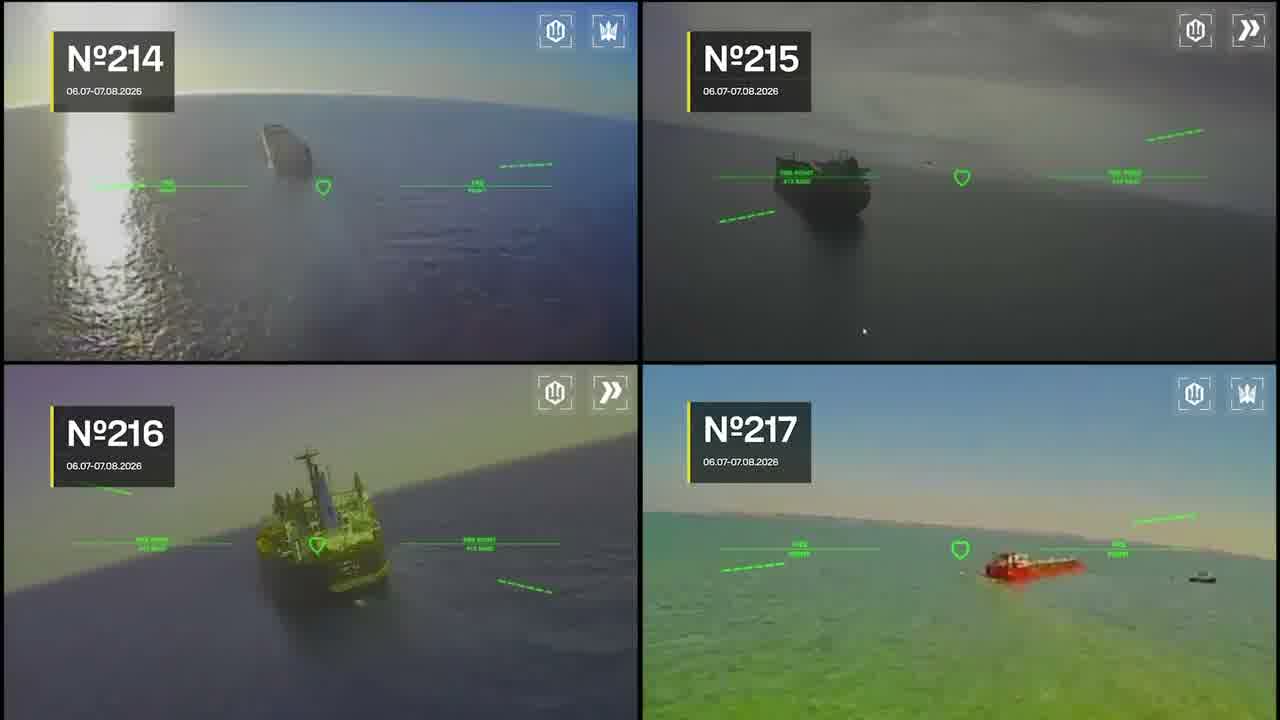 Ukrainian drones have targeted 12 Russian vessels in Black and Azov Seas in last week