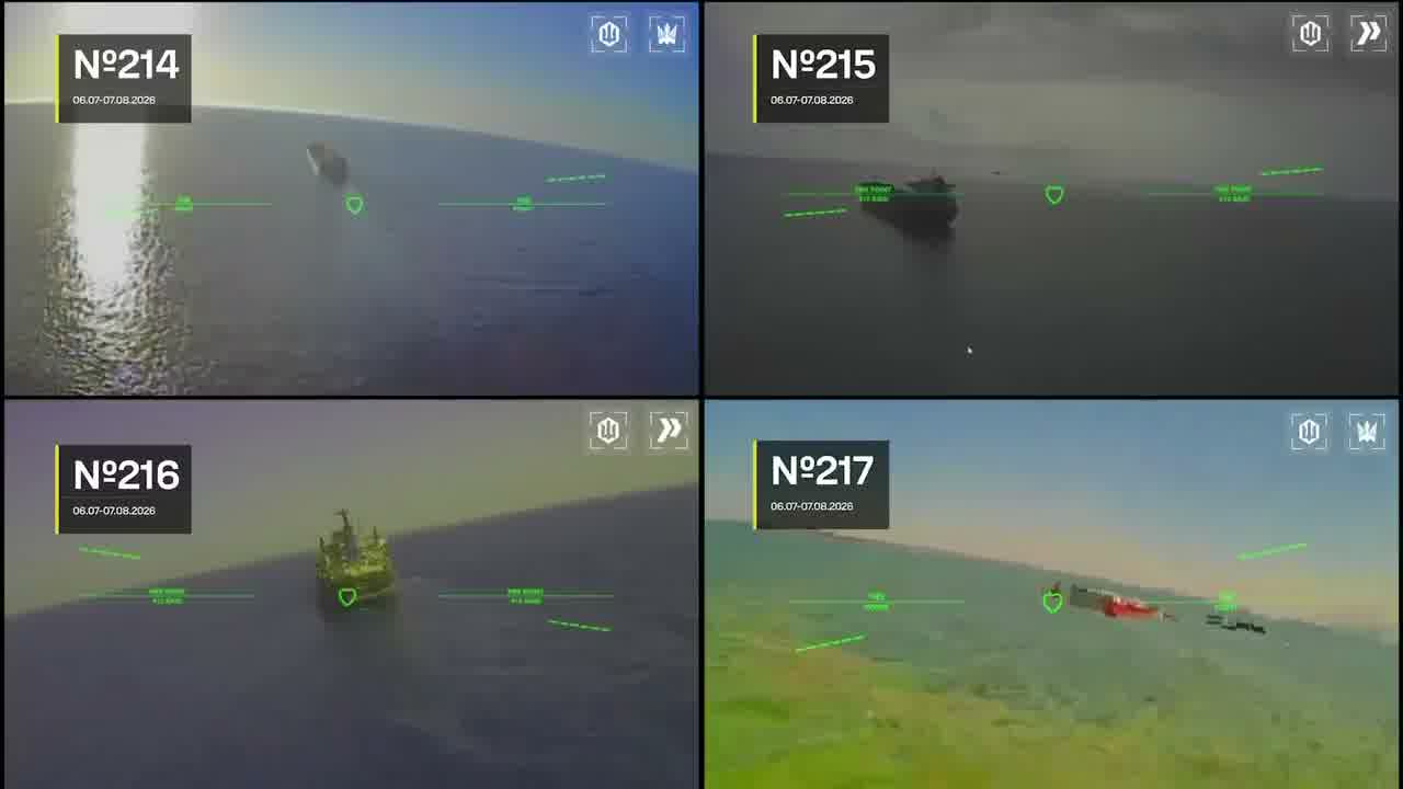 Ukrainian drones have targeted 12 Russian vessels in Black and Azov Seas in last week