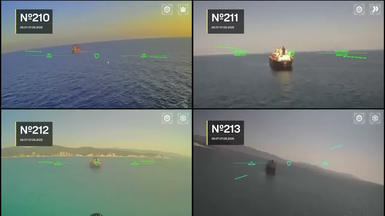Ukrainian drones have targeted 12 Russian vessels in Black and Azov Seas in last week