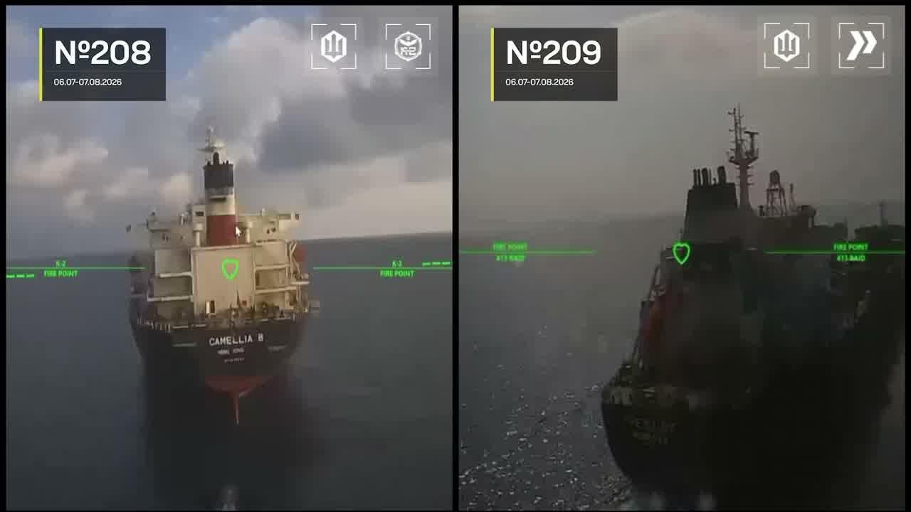 Ukrainian drones have targeted 12 Russian vessels in Black and Azov Seas in last week