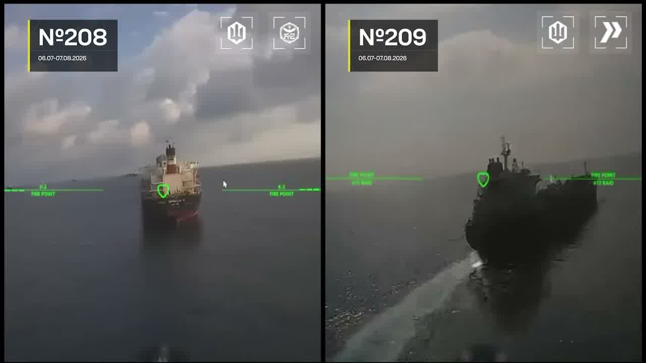 Ukrainian drones have targeted 12 Russian vessels in Black and Azov Seas in last week