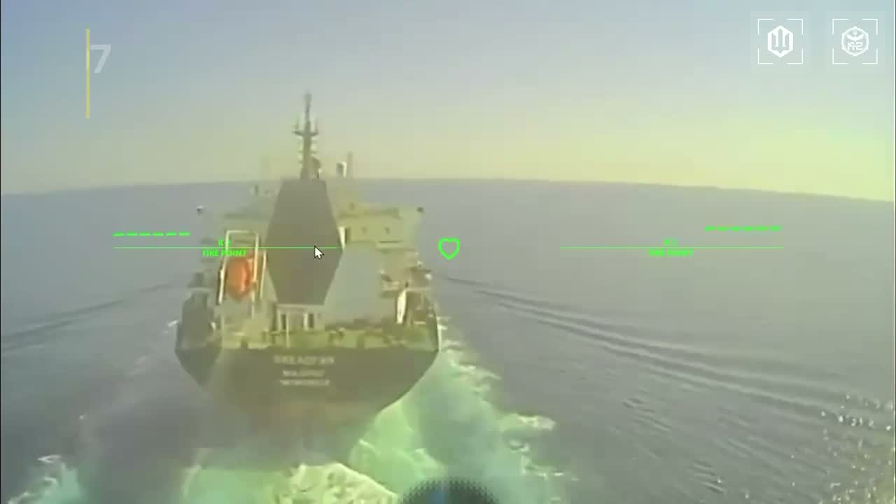 Ukrainian drones have targeted 12 Russian vessels in Black and Azov Seas in last week