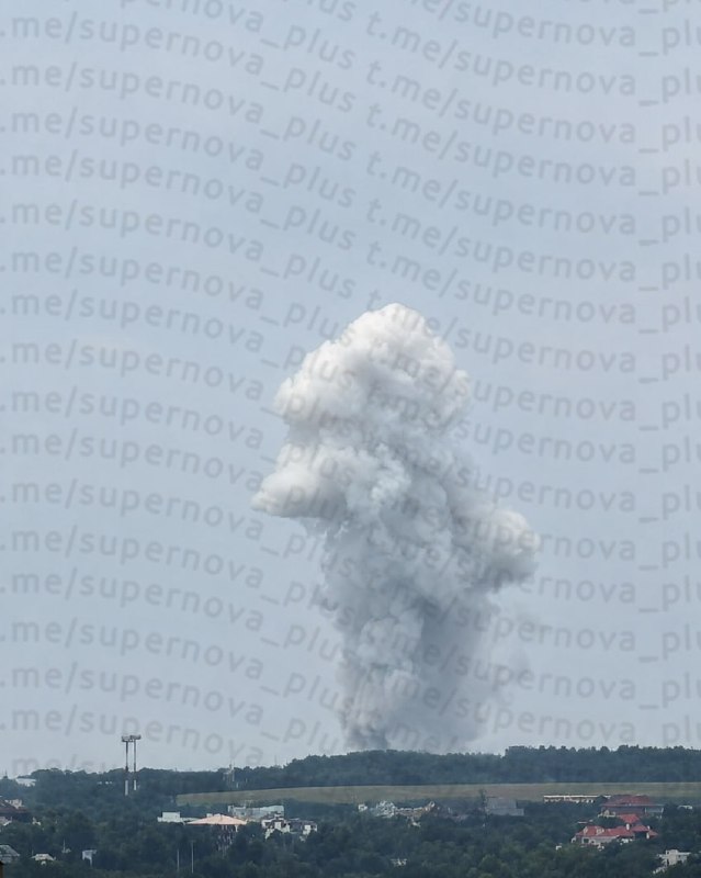 Smoke is rising near Gelendzhik after drones strikes