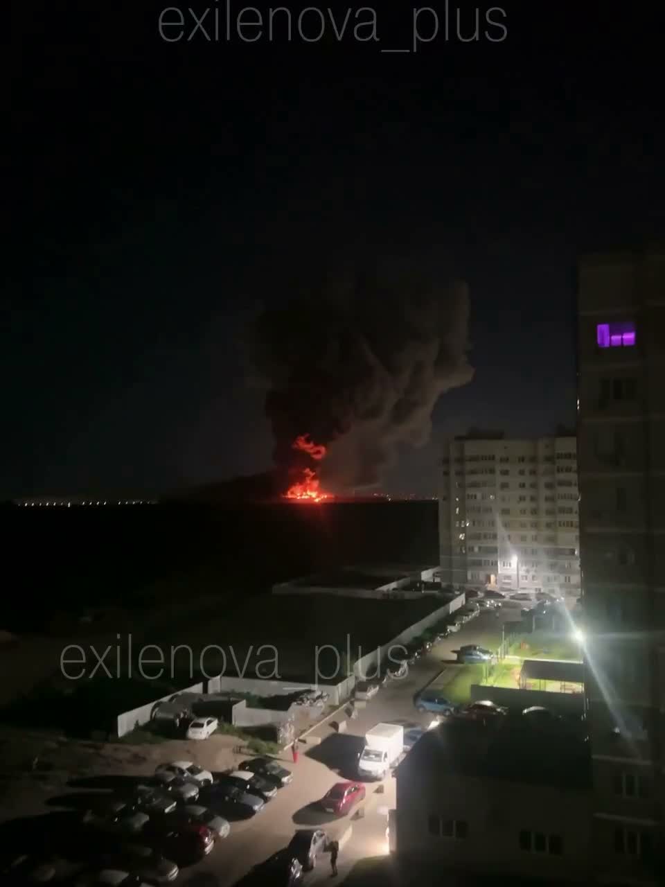 Explosions and fire reported at the sorting center of Wildberries marketplace in Voronezh