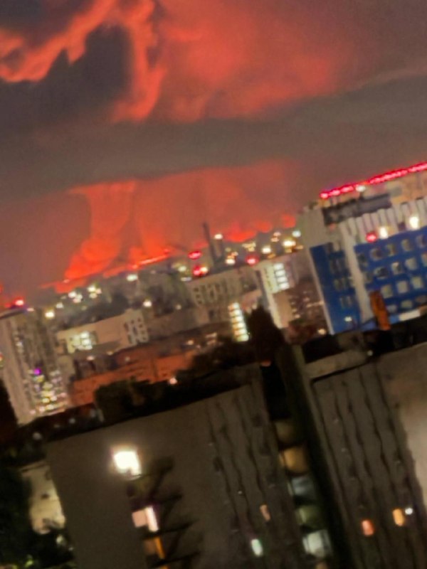 Fire at the Wildberries near Voronezh