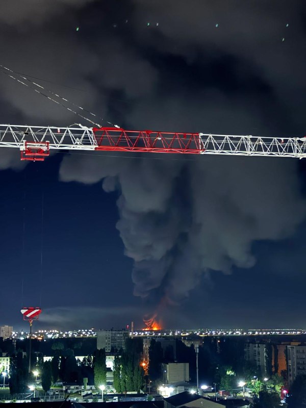 Fire at the Wildberries near Voronezh
