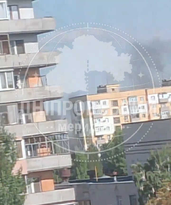 Explosions were reported in Pavlohrad