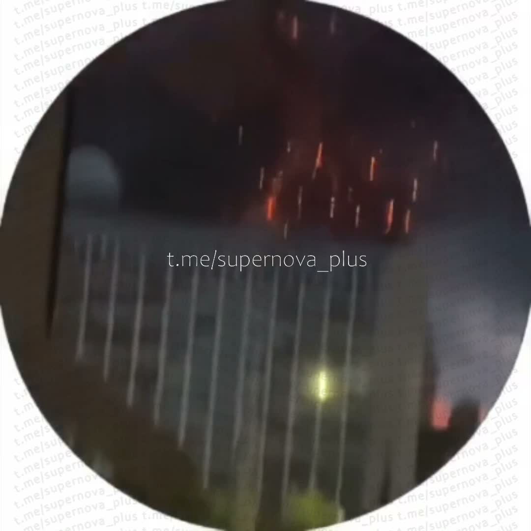 Smoke is rising after missile strike in Samara